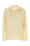 Armarium Pastel Yellow Wool Aurelio Polo Shirt In Yellow