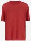 Armarium Short-sleeve Merino-wool Sweater In Red
