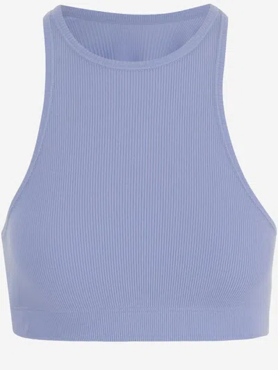 Armarium Ribbed Cotton Tank Top In Blue
