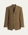 Armarium 'rupert' Single-breasted Jacket In Olive Green