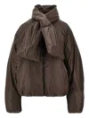 Armarium Scarf Jacket In Brown