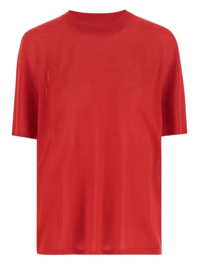 ARMARIUM SHORT-SLEEVE MERINO-WOOL SWEATER