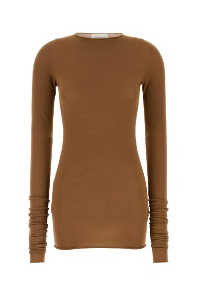 Armarium Sita Viscose Blend Top In Camel