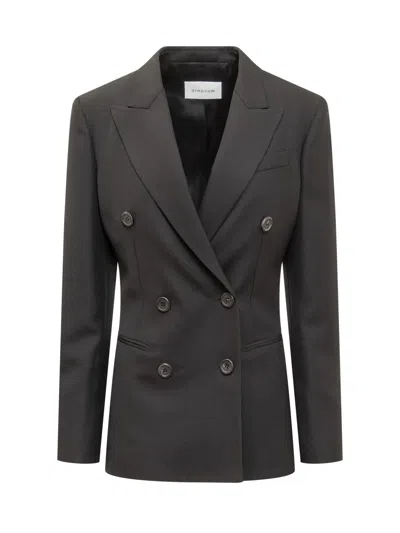 Armarium Sophisticated Wool Blazer In Nero