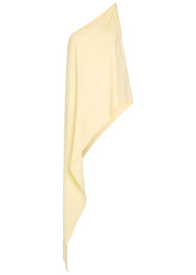 Armarium Susanna Asymmetric Woven Top In Gold