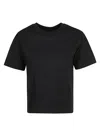 Armarium Black Slim Fit Cotton T-shirt In Black