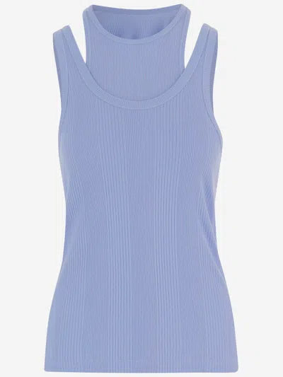 Armarium Two Piece Cotton Tank Top In Blue