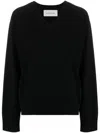Armarium V-neck Cashmere Sweater In 黑色
