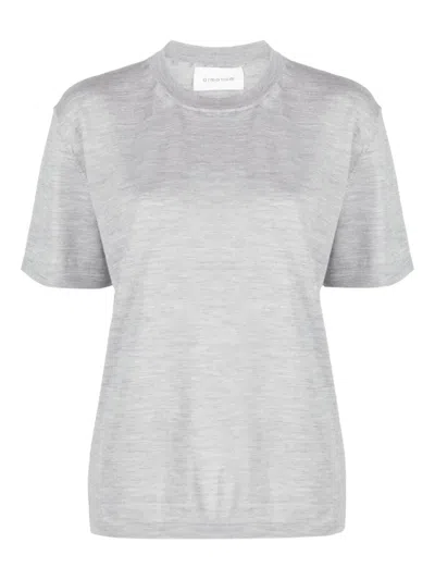 Armarium Viky Crew-neck Short-sleeve T-shirt In Gray