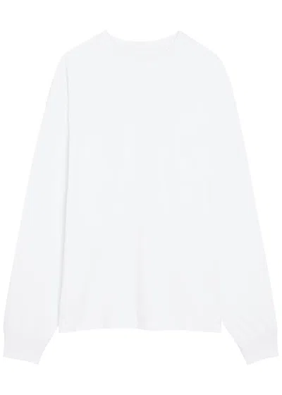 Armarium Vito Long-sleeve Cotton T-shirt In White