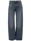 Armarium Washed Denim Jeans With Classic Five-pocket Design