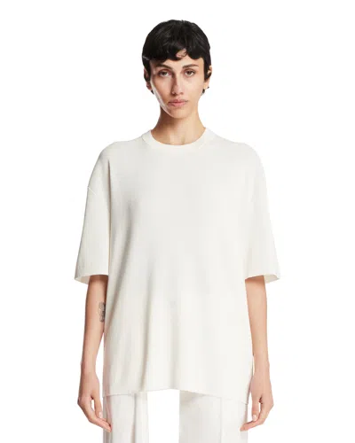 Armarium White Cotton T-shirt In Neutral
