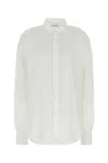 Armarium Camicia Lavinia Oversize In Popeline Stretch Bianco Donna In White