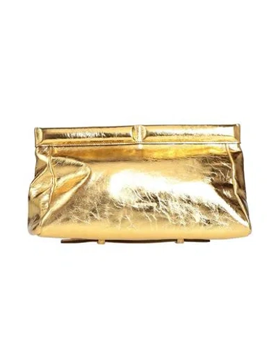 Armarium Woman Handbag Gold Size - Leather