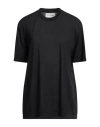 Armarium Woman Sweater Black Size M Virgin Wool, Silk, Cashmere In Black