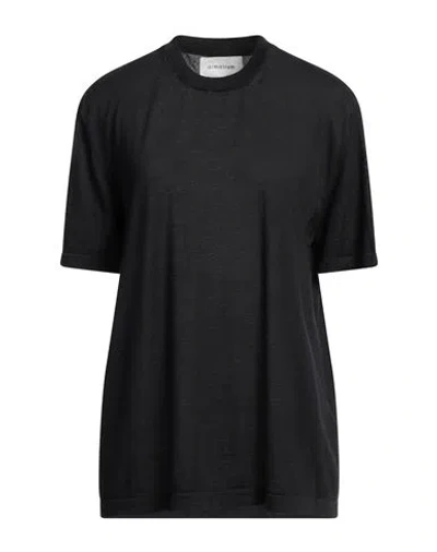 Armarium Woman Sweater Black Size M Virgin Wool, Silk, Cashmere