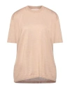 Armarium Woman Sweater Sand Size M Virgin Wool, Silk, Cashmere In Beige