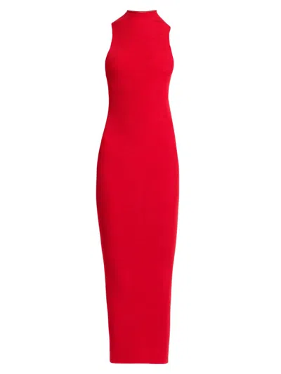 Armarium Women's Cosima Rib-knit Maxi Dress In Red