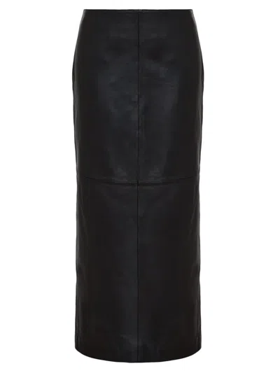 Armarium Women's Jackie Leather Pencil Midi-skirt In Black