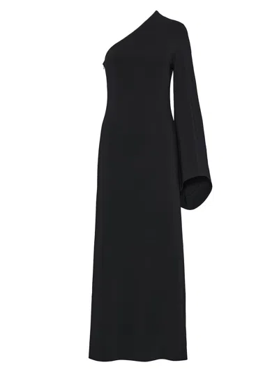 Armarium Women's Monia One-shoulder A-line Gown In Black