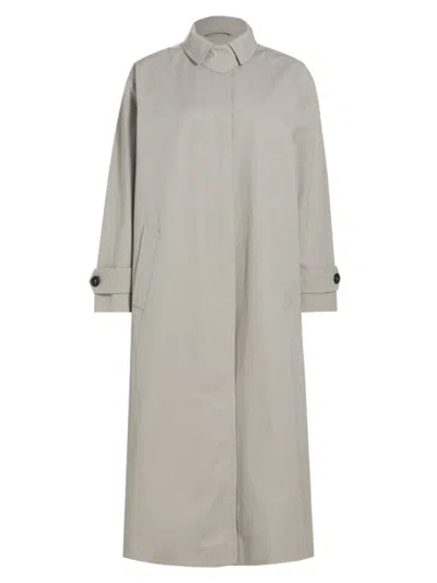 Armarium Women's Waterproof Cotton Raincoat In Grey
