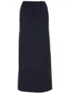Armarium Virgin Wool Pencil Skirt In Blue