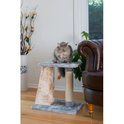 Armarkat 20" Real Wood Cat Condo In Silver Gray
