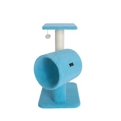 Armarkat 26" Classic Real Wood Cat Tree In Blue