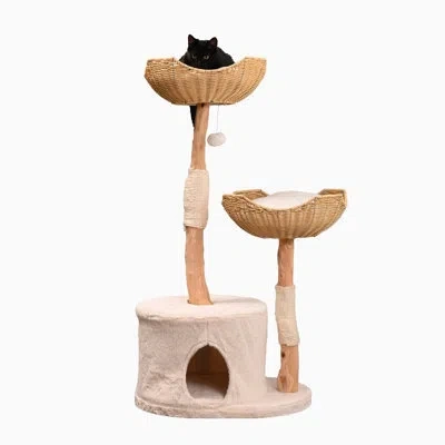 Armarkat Amni Cat Tree: The All-in-one Play And Rest Station In Beige