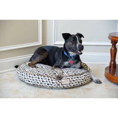 Armarkat Canvas Cover Pet Bed Pillow In Brown