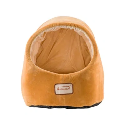 Armarkat Cat Bed Hooded In Brown