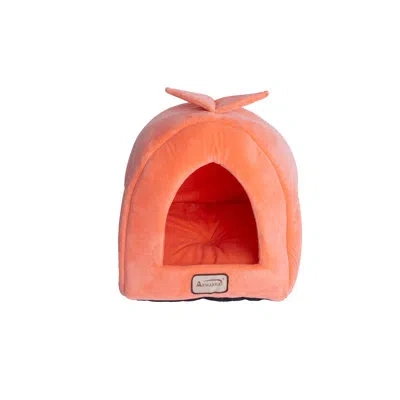 Armarkat Cat Bed Hooded In Orange