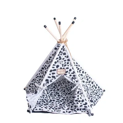 Armarkat Cat Bed Tent Triangular Play Tent In White,black