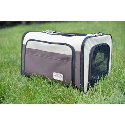 Armarkat Pet Carrier In Chocolate,beige