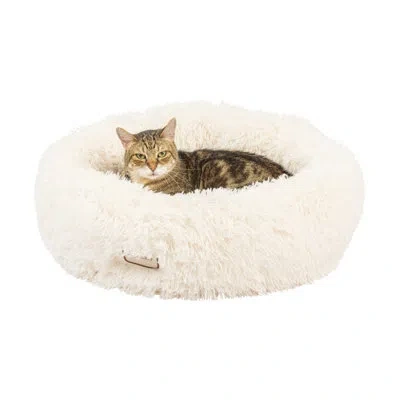 Armarkat Round Cat Bed In White
