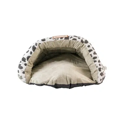 Armarkat Slipper Shaped Cat Bed Hooded In Black;green