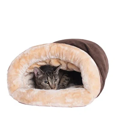 Armarkat Specialty Cat Bed In Mocha And Beige