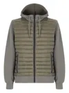 Armata Di Mare Colombo Hooded Quilted Jacket In Green