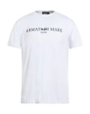 Armata Di Mare Jeans Man T-shirt White Size Xxl Cotton