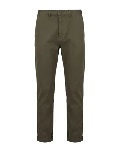 Armata Di Mare Man Pants Military Green Size 28 Cotton, Elastane