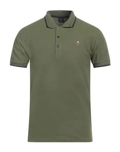 Armata Di Mare Man Polo Shirt Military Green Size S Cotton