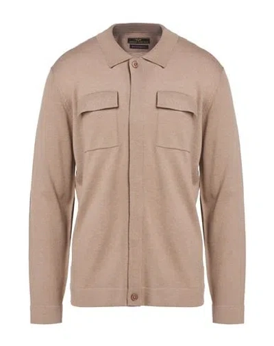 Armata Di Mare Man Shirt Khaki Size Xl Polyester, Acrylic, Nylon, Merino Wool In Brown