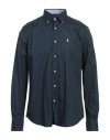 Armata Di Mare Man Shirt Midnight Blue Size S Cotton, Elastane