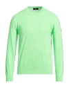 Armata Di Mare Man Sweater Lime Green Size 46 Cotton In Green