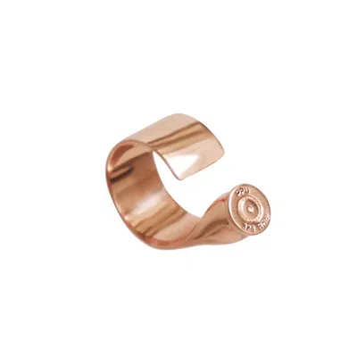 Armature Women's Rose Gold Slim Bullet Ring