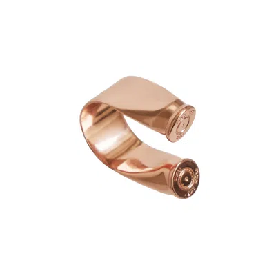 Armature Women's Rose Gold Slim Double Bullet Ring