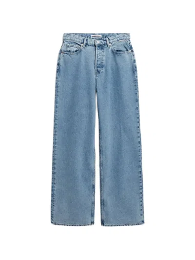 Armedangels Enijaa High-waisted Wide-leg Jeans In Blue
