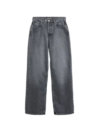 Armedangels Enijaa Wide-leg Jeans In Gray