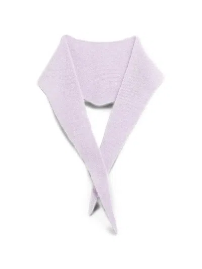 Armedangels Fine-knit Scarf In Purple