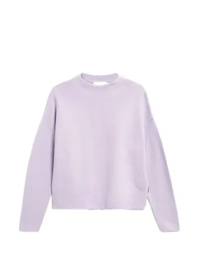 Armedangels Merinaa Drop-shoulder Sweater In Purple